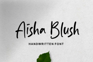 Aisha Blush: The Fun Display Font for Standout Campaigns