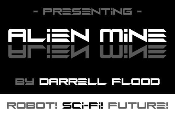 Alien Mine: A Futuristic Typeface for Bold Branding