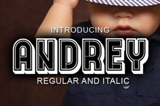 Andrey: A Bold Retro Display Font for Standout Branding