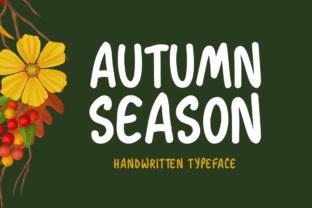 Autumn Season: A Friendly Display Font for Fall Branding