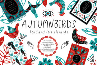 Autumnbirds: A Magical Display Font for Makers