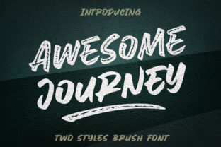 Awesome Journey: The Street-Wise Display Font for Bold Web Design