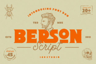 Berson: A Bold Vintage Display Font for Makers