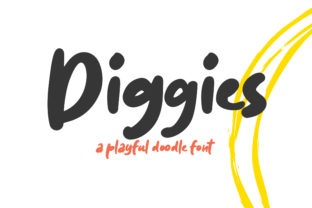Bring Diggies Font to Your Handmade Shop Designs