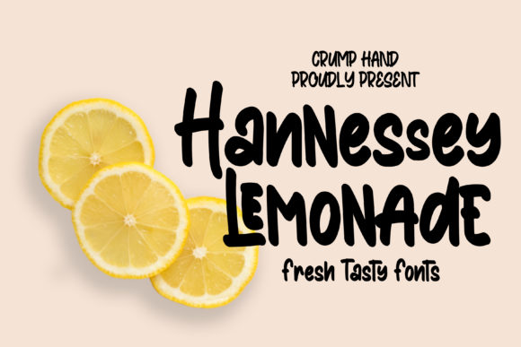 Bring Summer Vibes to Crafts with Hannessy Lemonade Font