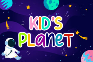 Bringing Kid s Planet Font to Life in Handmade Shops