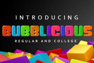 Bubblicious Font Review: A Playful Display Typeface for Fun Brands