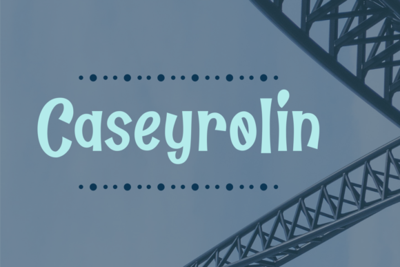 Caseyrolin: The Playful Display Font for Cool Campaigns