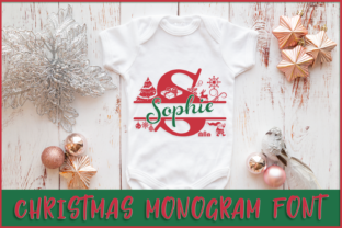Christmas Monogram: A Sweet Holiday Typeface for Makers