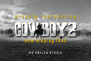 Cowboyz: The Modern Display Font for Bold Branding