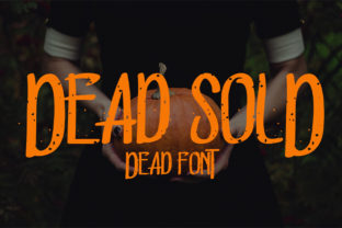 Dead Sold: A Spooky Display Font for Halloween Branding