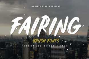 Fairing: A Hand-Painted Display Font for Digital Branding