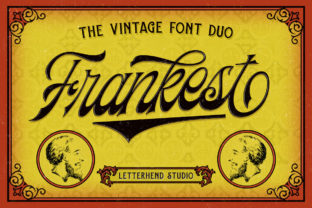 Frankest: The Vintage Display Font for Handmade Brands