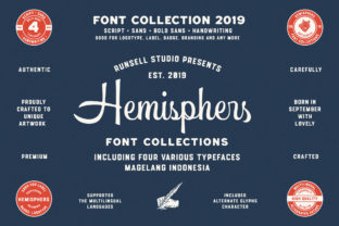 Hemishpers: A Vintage Display Font for Bold Campaigns