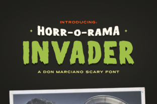 Invader: A Scary Yet Cool Display Font for Web Headers