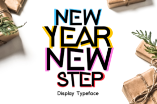 Launch Your Campaign with New Year New Step Font