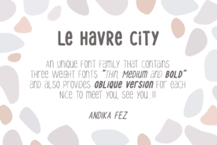 Le Havre City: A Playful Display Typeface for Modern Editorial Design