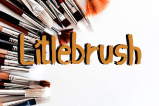 Litlebrush: A Casual Display Font for Modern Web Design