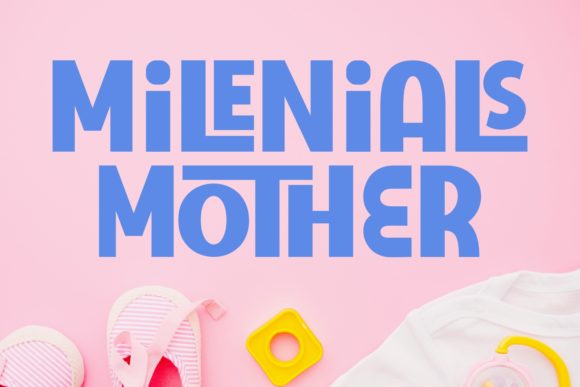 Milenials Mother: A Timeless Display Font for Makers