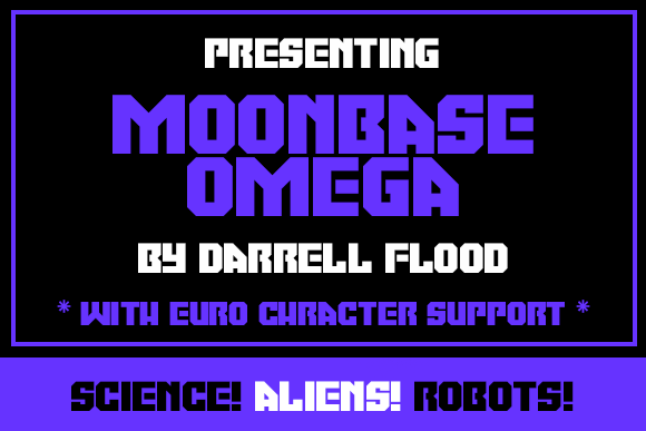 Moonbase Omega: A Bold Display Font for Futuristic Brands