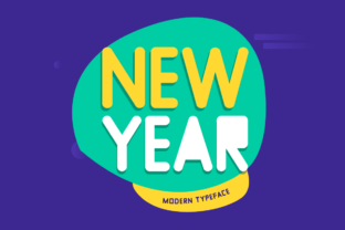 New Year Font Review: A Cute Display Typeface for Festive Branding