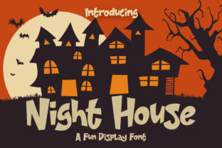 Night House: A Spooky Display Font for Halloween Campaigns