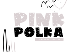 Pink Polka: A Bold Display Font for Editorial Design