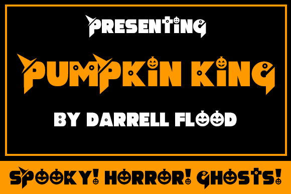 Pumpkin King: A Bold Display Font for Halloween Branding