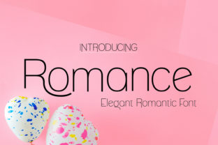 Romance: A Modern Minimalist Display Font for Editorial Design