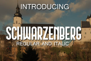 Schwarzenberg: A Gothic Display Font for Bold Web Headers