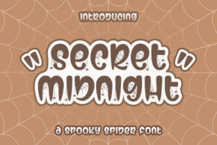 Secret Midnight: The Ultimate Display Font for Halloween Campaigns