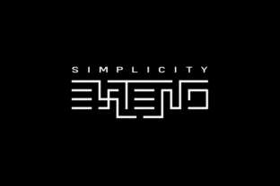 Simplicity Extend: A Modern Display Font for Branding