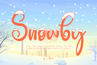 Snowby Font Review: A Magical Typeface for Winter Branding