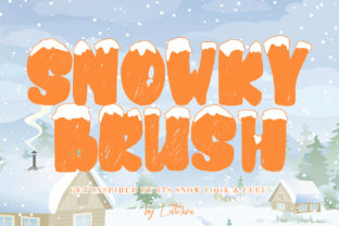 Snowkybrush: The Winter Display Font for Scroll-Stopping Campaigns
