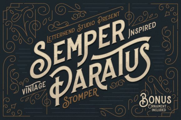 Stomper Font Review: A Vintage Display for Bold Designs