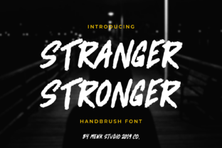 Stranger Stronger: The Bold Display Font for Makers