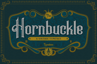 Using Hornbuckle Display Fonts for Art Nouveau Campaigns