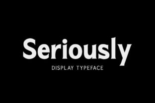 Using Seriously Display Font for Bold Brand Identity