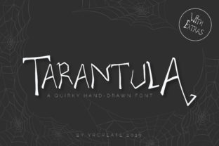 Using Tarantula Display Fonts for Spooky Branding