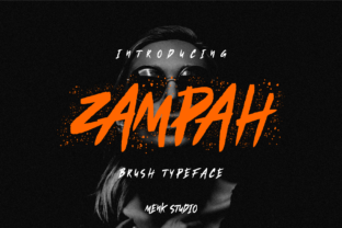 Zampah: A Bold Handwritten Display Font for Editors